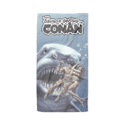 The Savage Sword of Conan Savage Depths Beach Towel