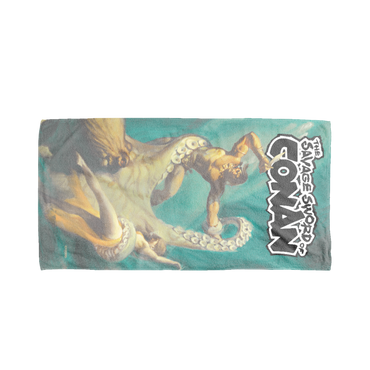 Conan - Savage Sword of Conan The Thing Below Beach Towel