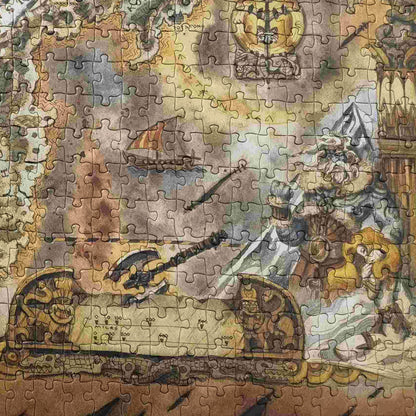 Conan the Barbarian Hyborian Age Map Puzzle