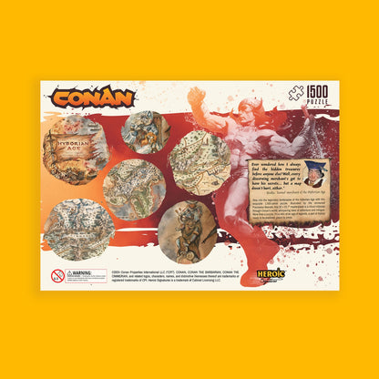 Conan the Barbarian Hyborian Age Map Puzzle