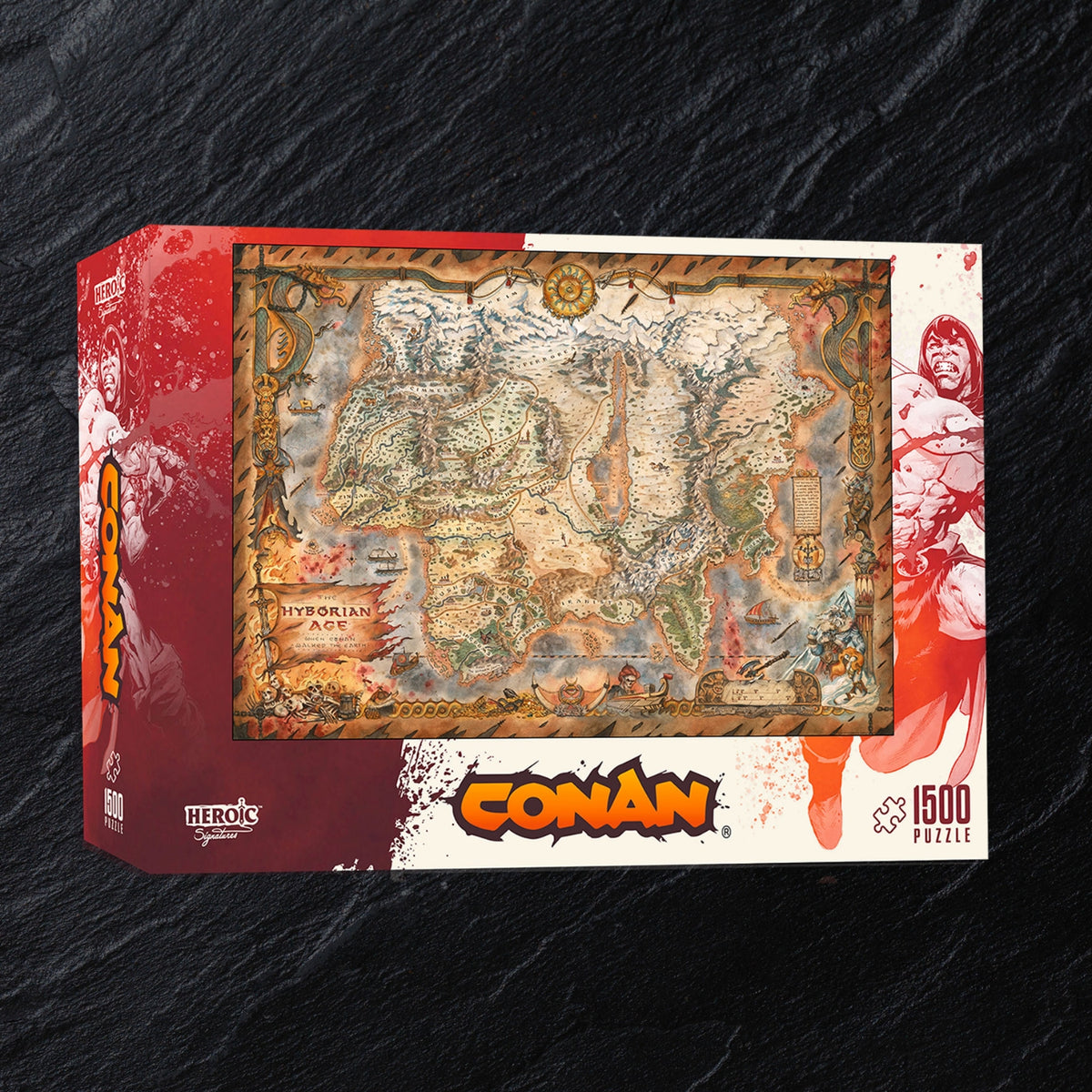 Conan the Barbarian Hyborian Age Map Puzzle