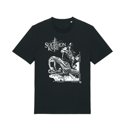 Black Printed T-shirt Front