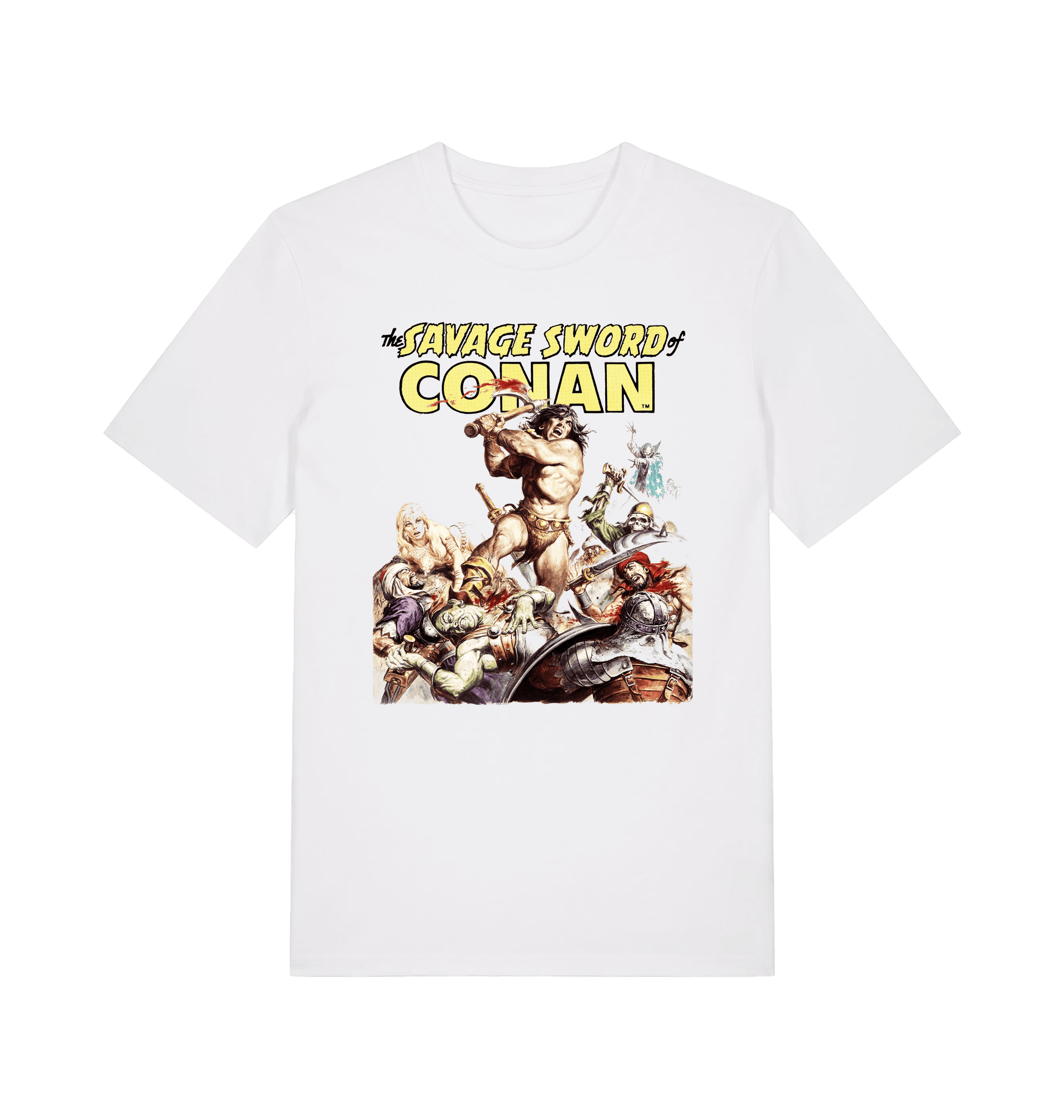 Wizard of the Black Circle Savage Sword of Conan T Shirt front