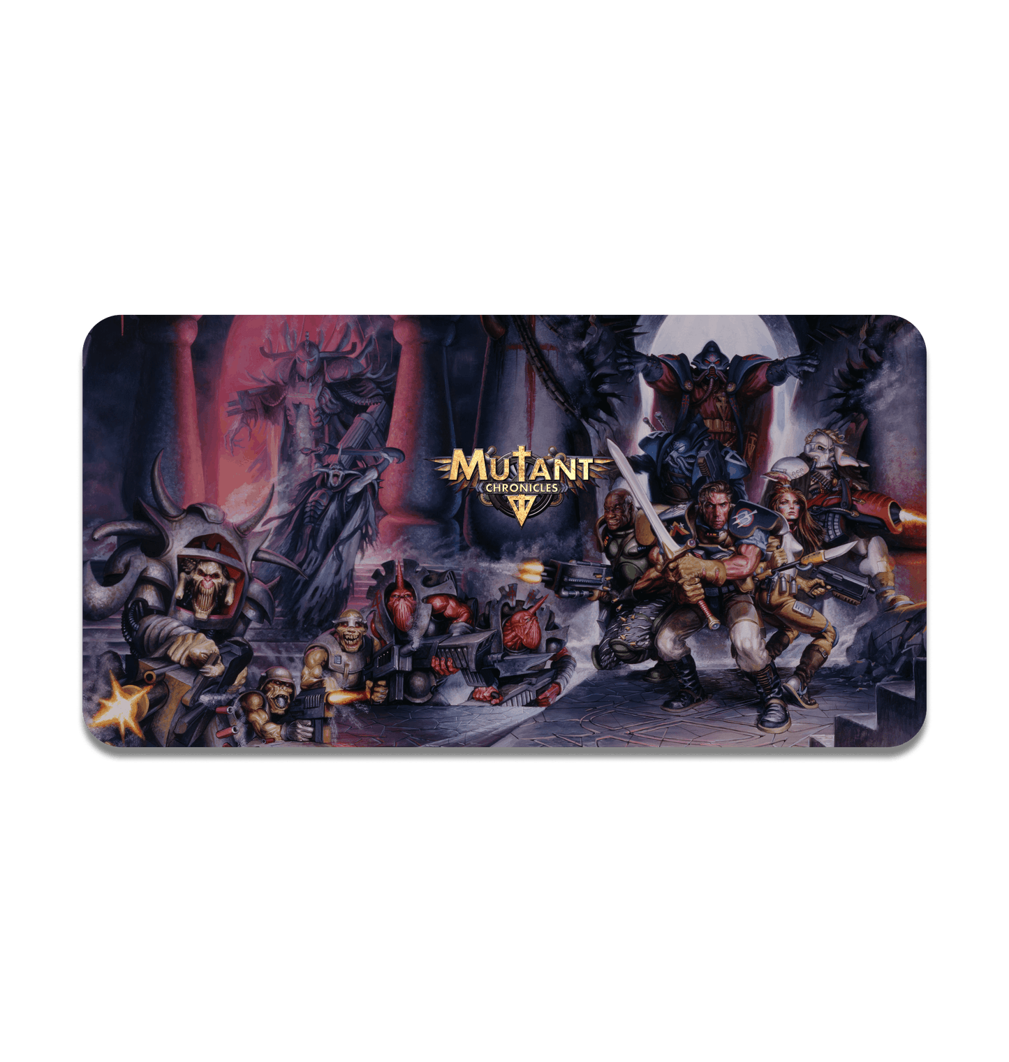 Mutant Chronicles - Storm the Citadel Large Gaming Mat front
