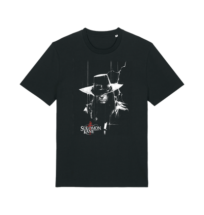 Black Printed T-shirt Front