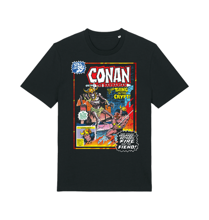 Black Printed T-shirt Front