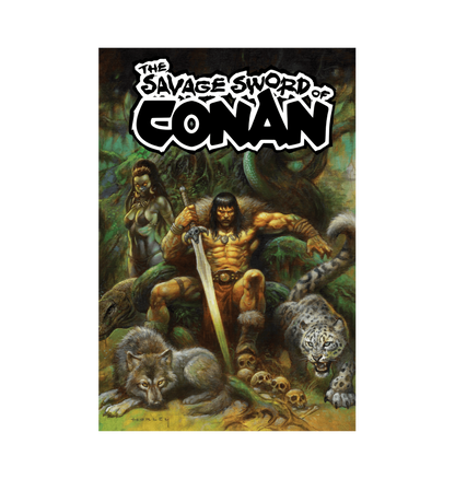 Conan Jungle Throne of Beasts unframed poster