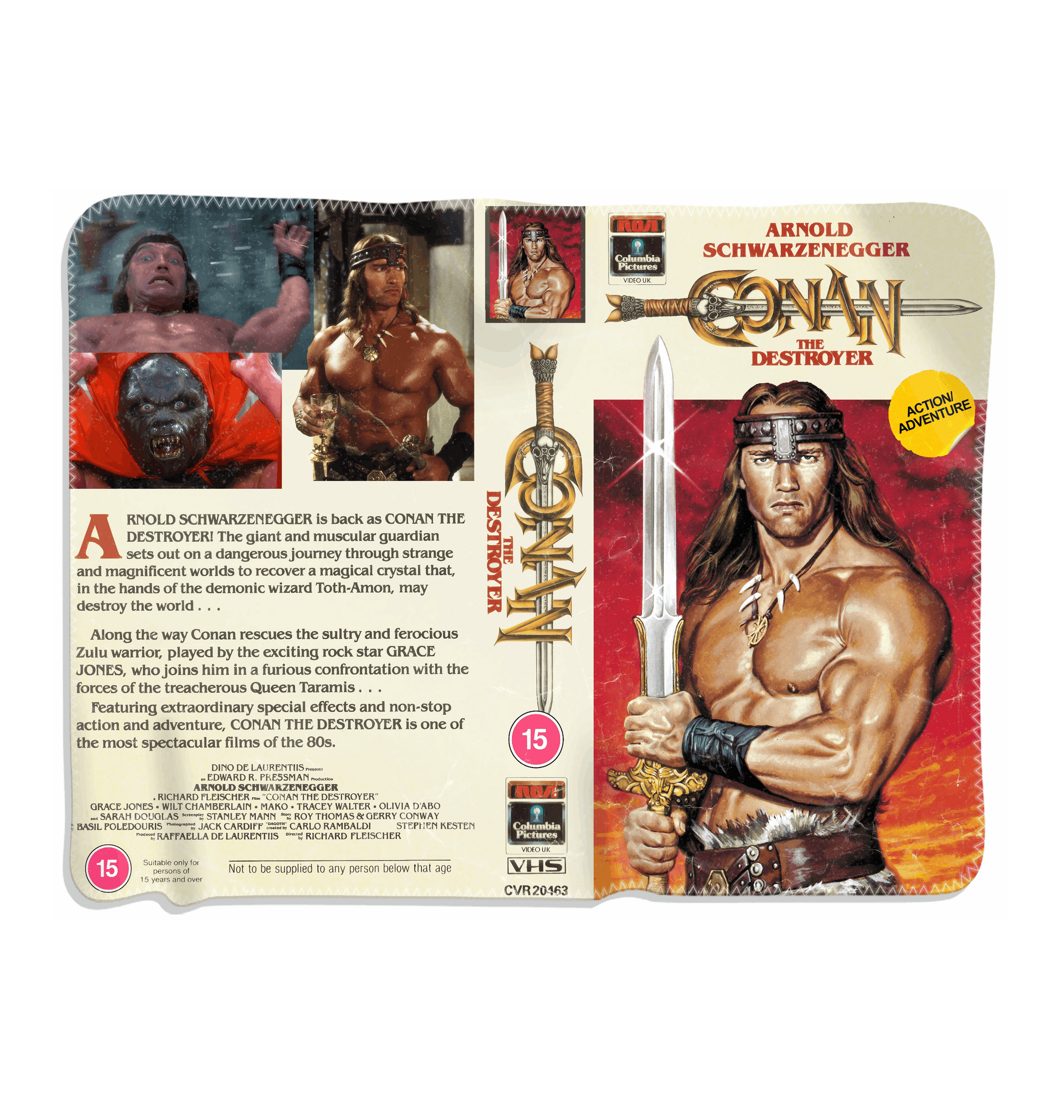 The Conan The Destroyer Premium Blanket front