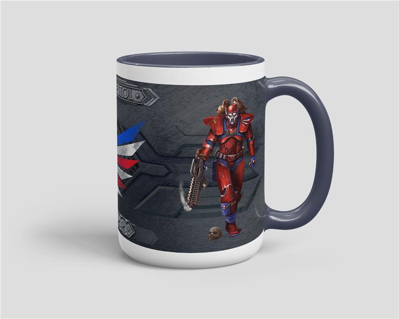 Mutant Chronicles - Capitol Faction Mug right view