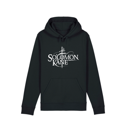 Black Printed Hoody Front