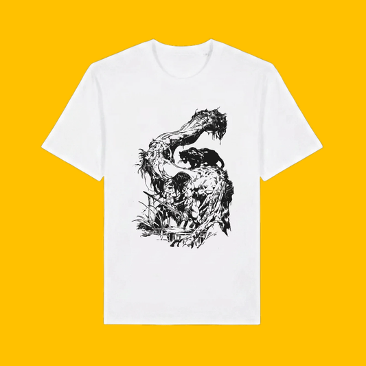 Conan - Jungle Stalker T-Shirt on Heroic Signatures yellow background