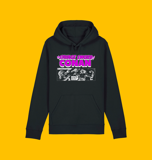 Conan - People of the Black Circle Hoodie on Heroic Signatures yellow background