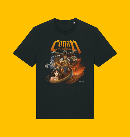 Conan - Road of Kings - Color T-Shirt on Heroic Signatures yellow background