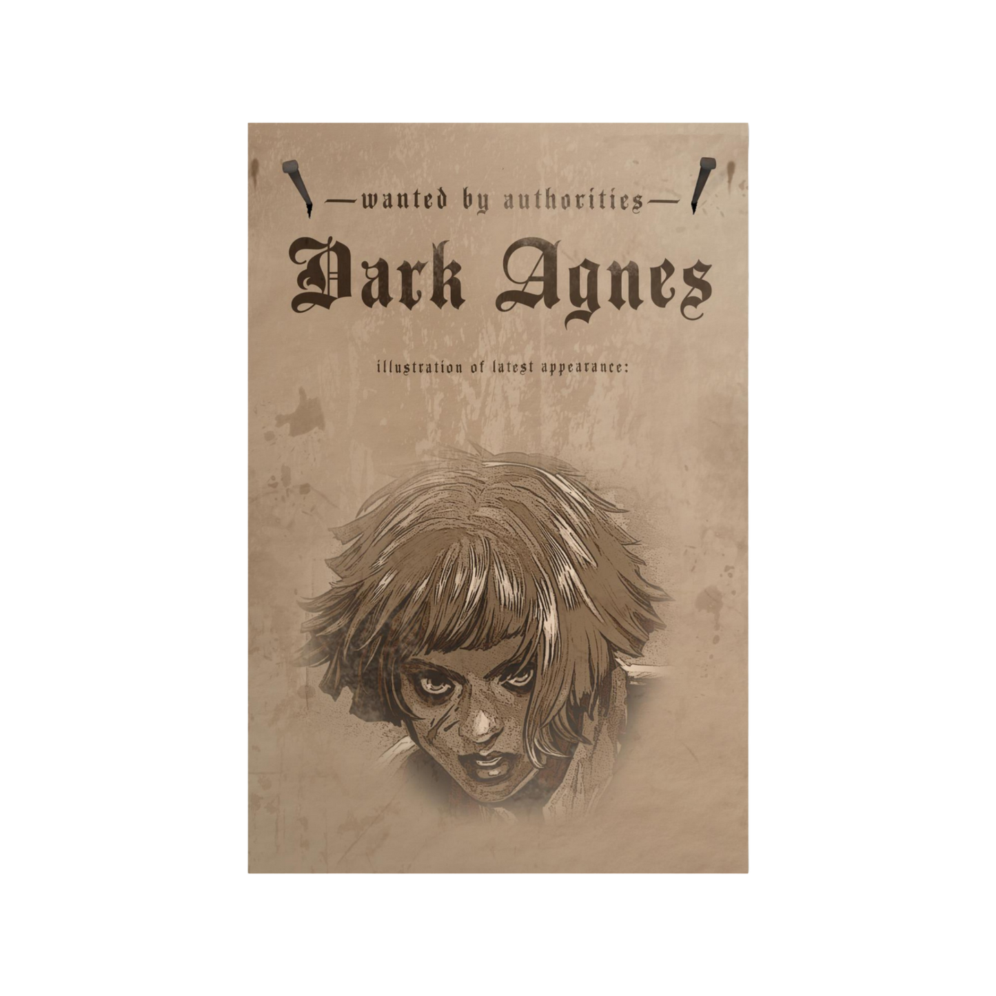 Dark Agnes: Wanted Poster