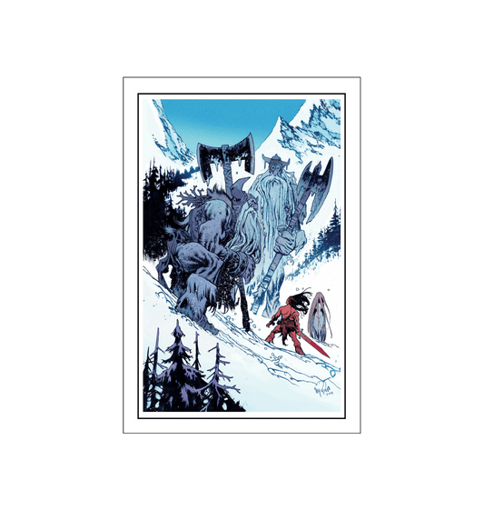 Conan Against the Frost Giants unframed fine art print