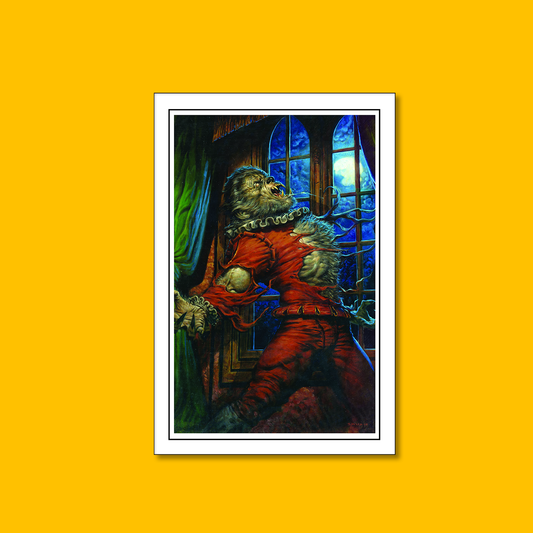 De Montour: Howl of the Cursed - Fine Art Print on Heroic Signatures yellow background