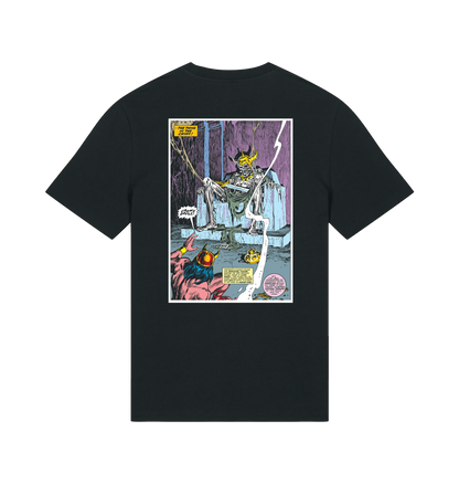 Black Printed T-shirt Back