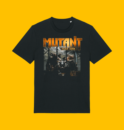 Mutant Year Zero - Escape From Paradise Valley T-Shirt on Heroic Signatures yellow background