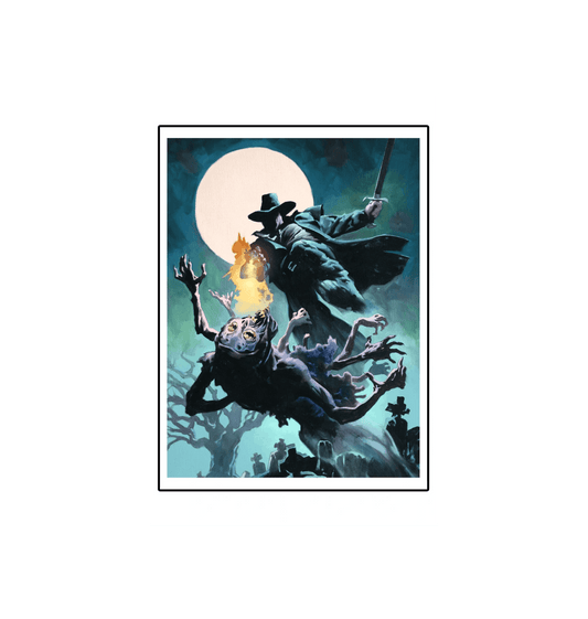 Solomon Kane - Gravefire Duel Fine Art Print