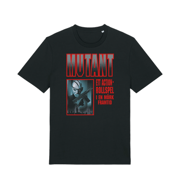 Black Printed T-shirt Front