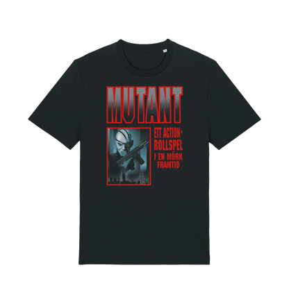 Black Printed T-shirt Front