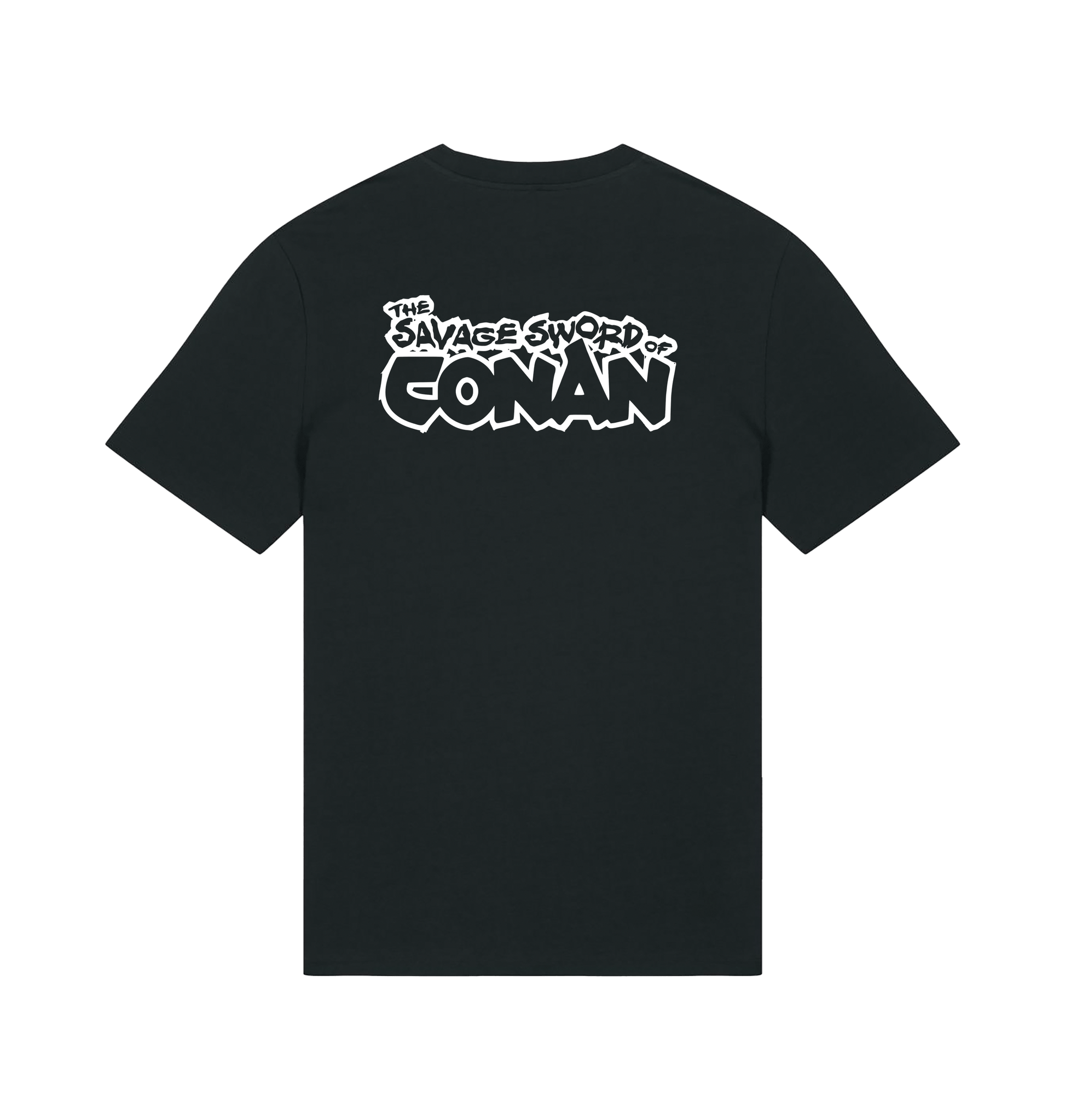 Black Printed T-shirt Back