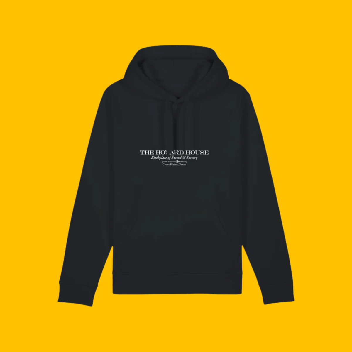Howard House: Birthplace of Legends Hoodie on Heroic Signatures yellow background