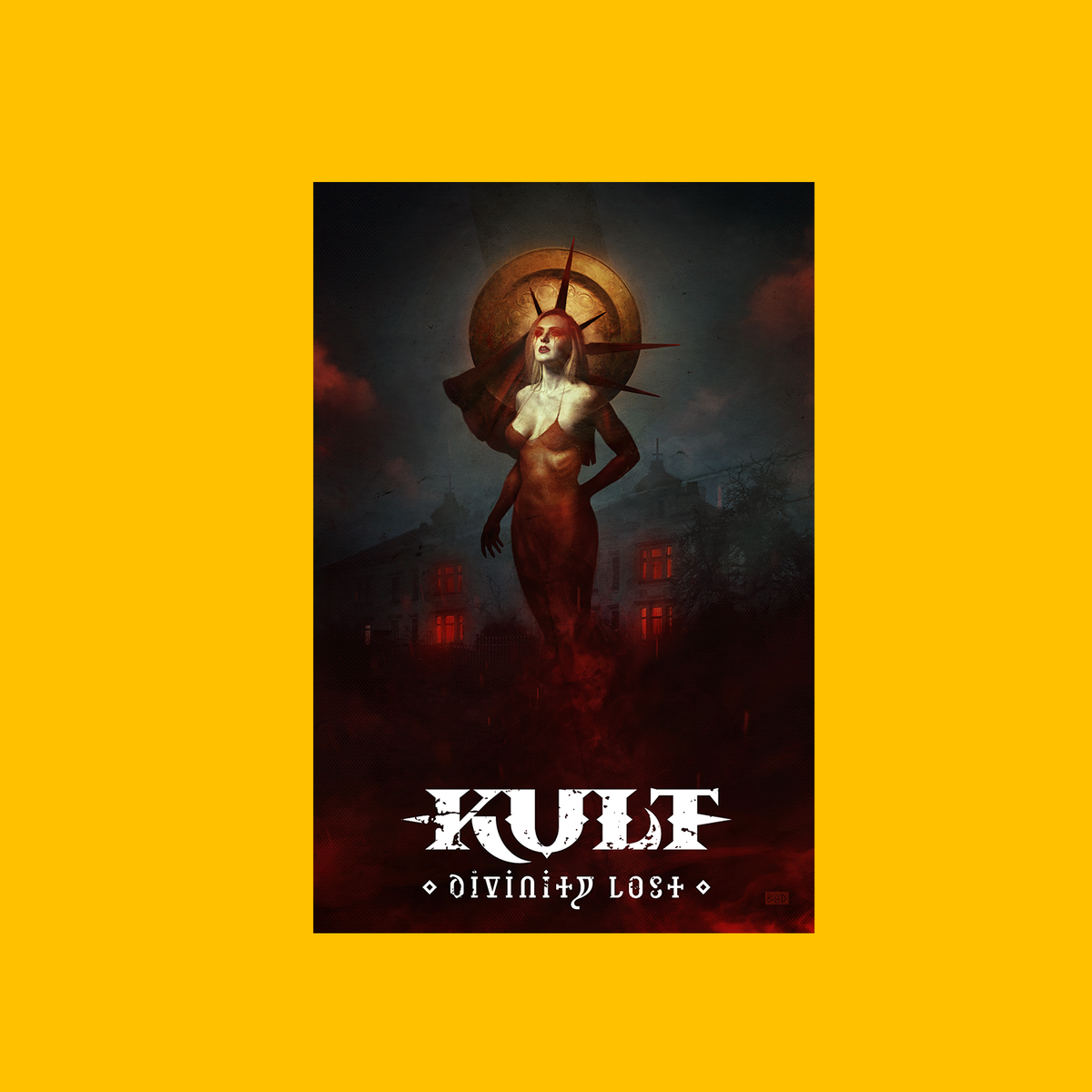 Kult: Bride of Metropolis Poster on Heroic Signatures yellow background