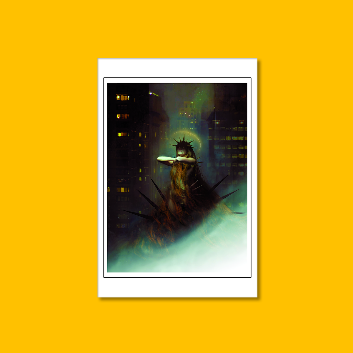 Kult: Screams and Whispers Fine Art Print on Heroic Signatures yellow background