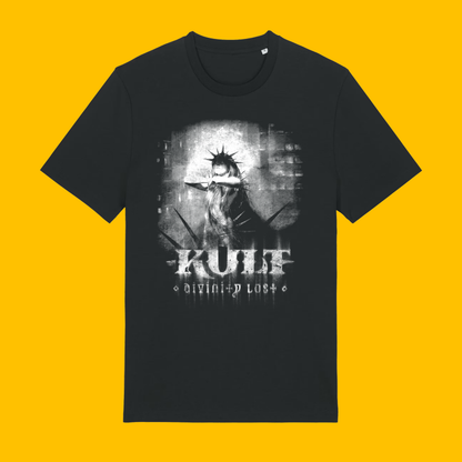 Kult: Whispers and Screams T-Shirt on Heroic Signatures yellow background