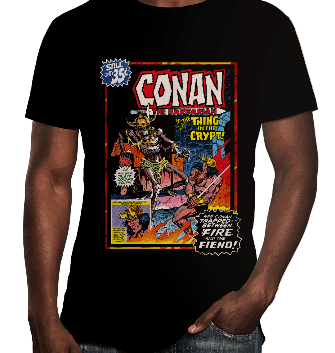 Conan Thing From the Crypt T Shirt front