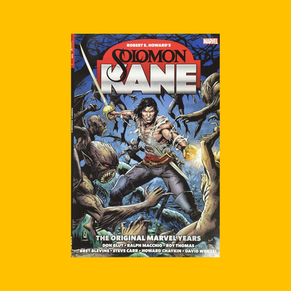 Cover of Marvel Solomon Kane Omnibus on a yellow background