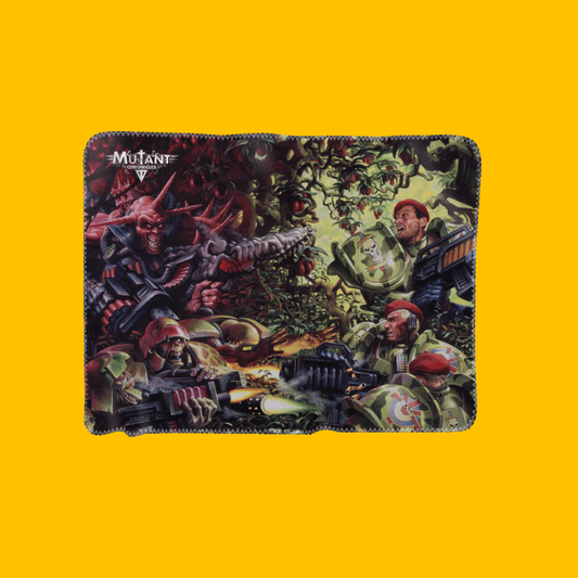 Mutant Chronicles - Blood Berets Blanket. on Heroic Signatures yellow background