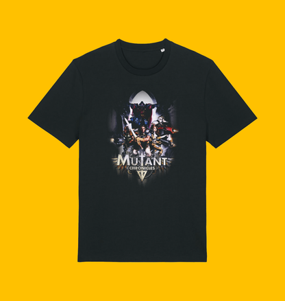Mutant Chronicles -  Heroes of the Apocalypse T Shirt on Heroic Signatures yellow background