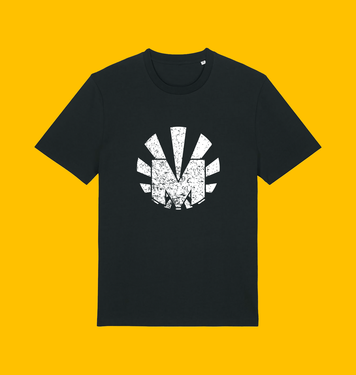 Mutant Chronicles - Mishima Faction T Shirt on Heroic Signatures yellow background