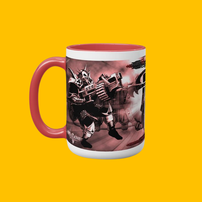 Mutant Chronicles - The Dark Legion Faction Mug on Heroic Signatures yellow background