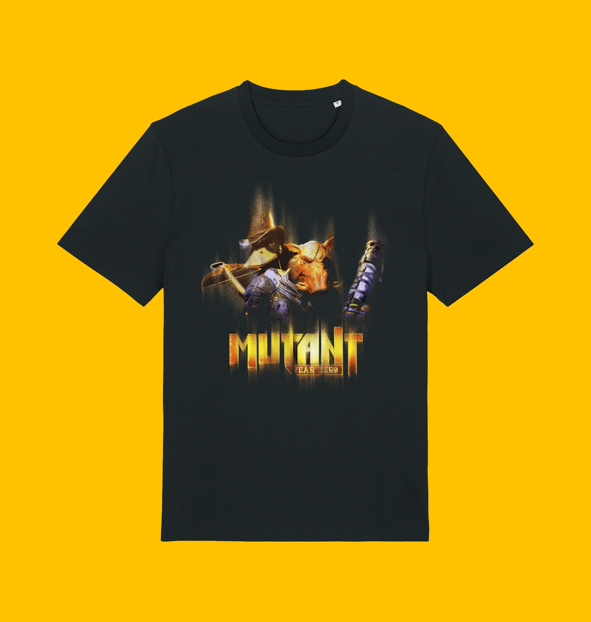 Mutant Year Zero - Scavengers of the Ark T-Shirt on Heroic Signatures yellow background