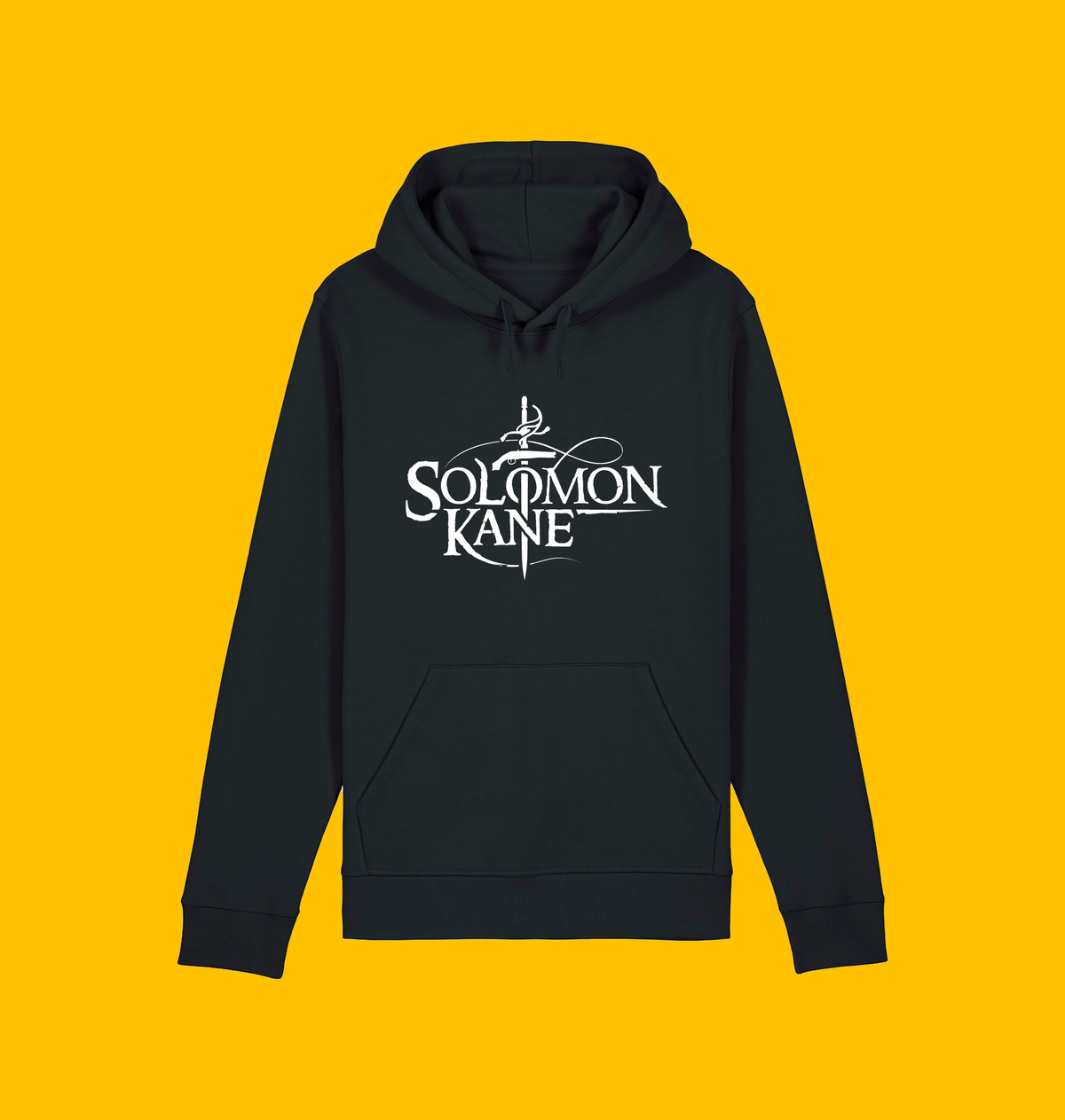 Solomon Kane - Idol of the Serpent Hoodie on Heroic Signatures yellow background