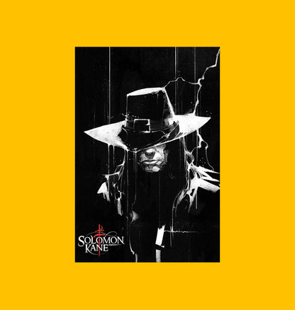 Solomon Kane - Moonlit Judgment Poster on Heroic Signatures yellow background