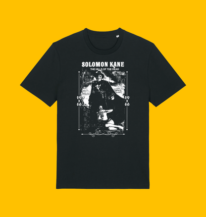 Solomon Kane - The Hills of the Dead T Shirt on Heroic Signatures yellow background
