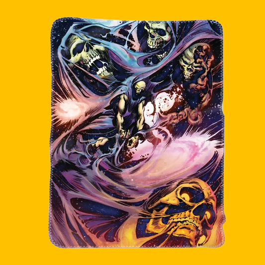 Thulsa Doom: Beyond Flesh and Time Premium Blanket on Heroic Signatures yellow background