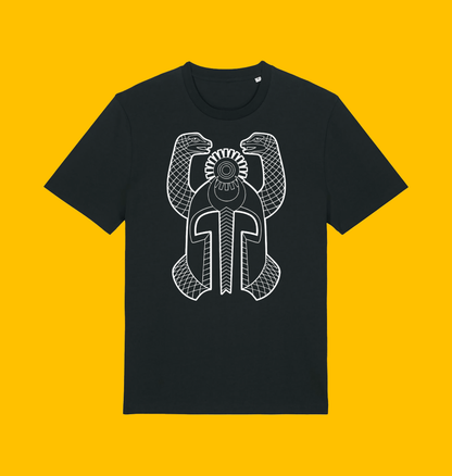 Conan - Thulsa Doom Helmet T-Shirt on Heroic Signatures yellow background