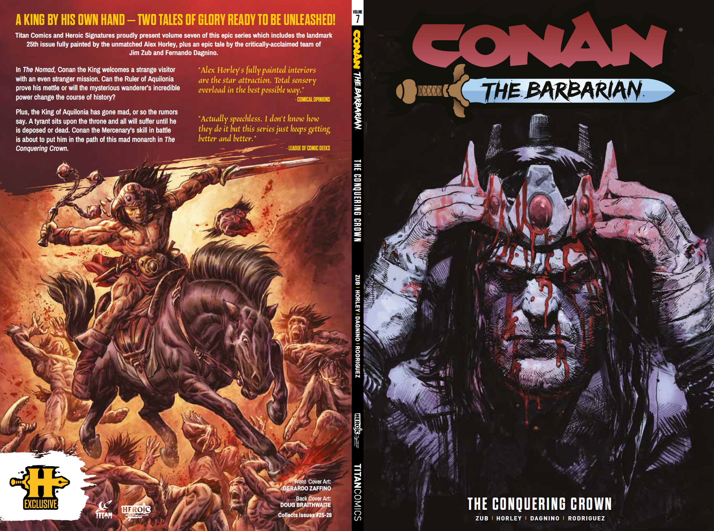 Conan - EXCLUSIVE Conan the Barbarian Vol.7: The Conquering Crown (Includes Free Art Print)