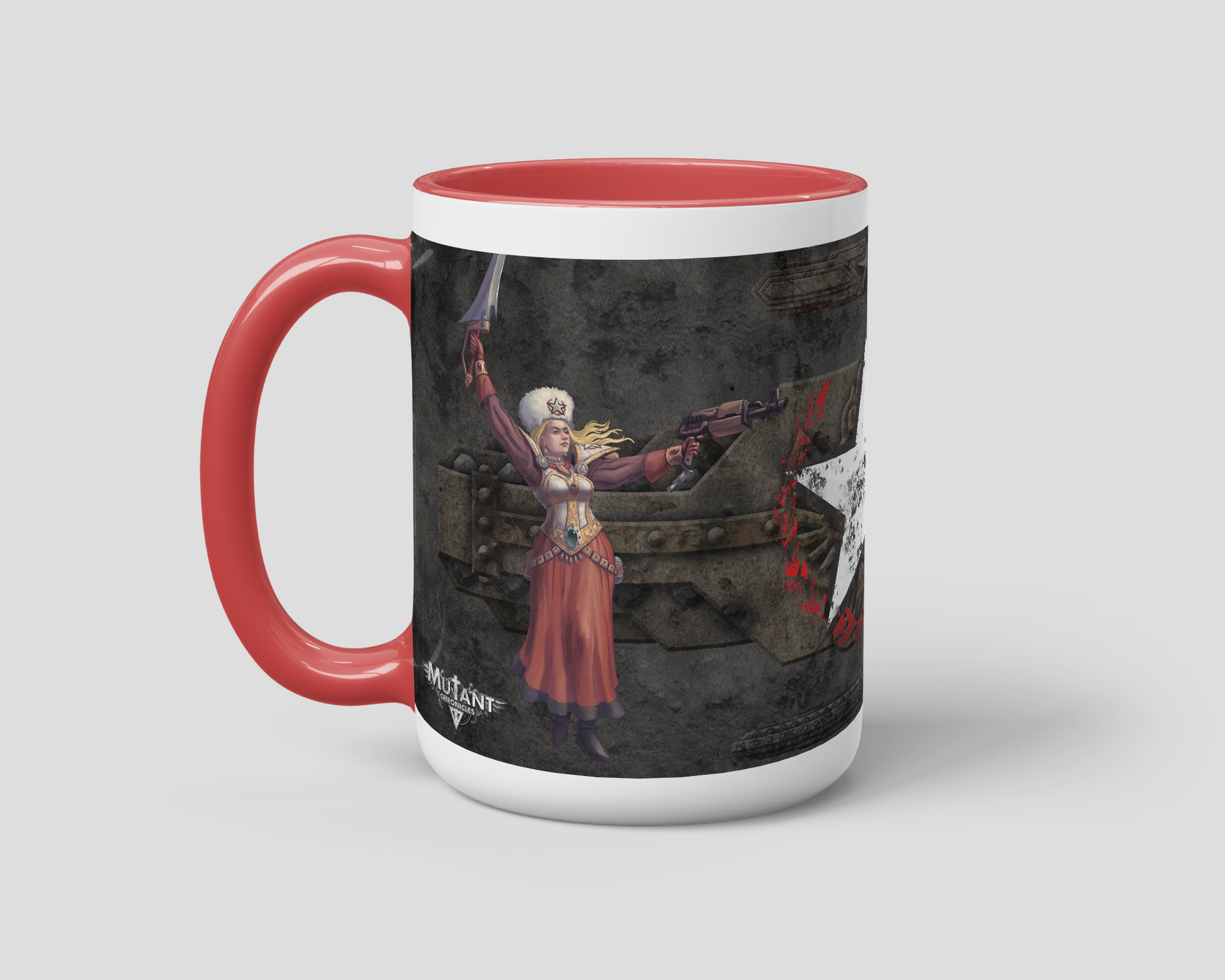 Mutant Chronicles - Whitestar Faction Mug left view